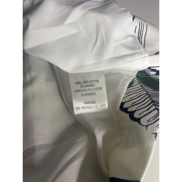 Tyler Boe Gabby Dress Style 40100P NEW with tags Ladies Size MED Leaf Print - Picture 8 of 11